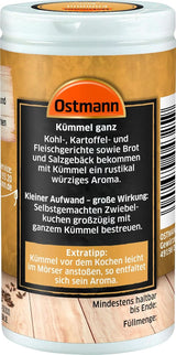 Ostmann - Cumin entier, 35 grammes Condimente Naty Shop