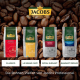 Café en grains Jacobs Professional Le Grand Café Crème, intensité 2/5, grains de café entiers, 1 kg