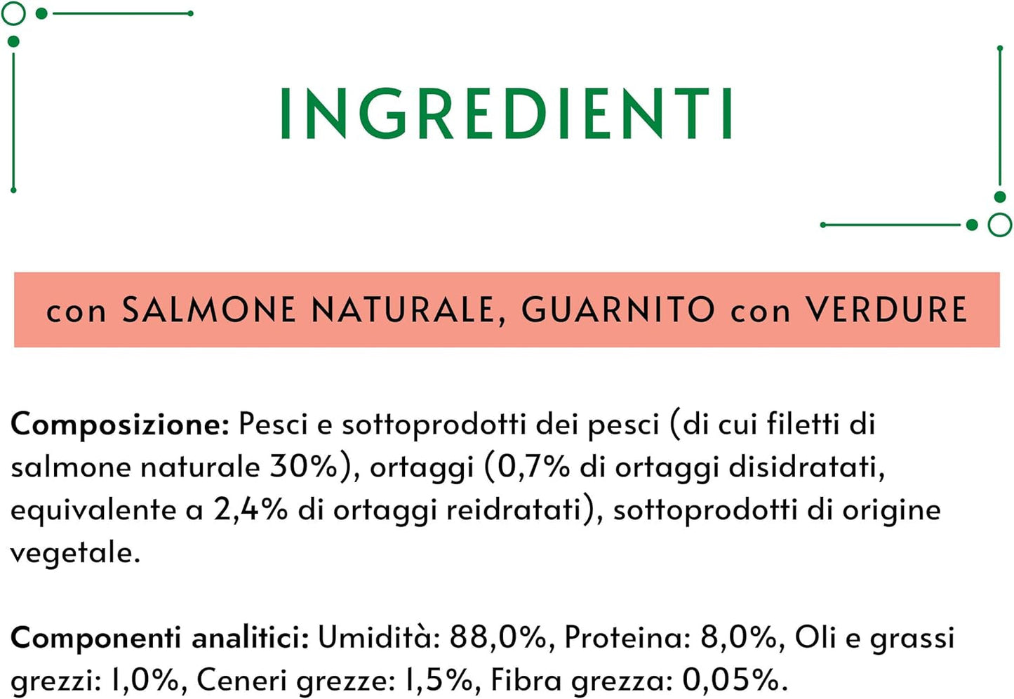 Crystal Delicate Suppenfond für die Katze, mit natural lachs, garniert mit Gemüse, 40 g, 32 Stück