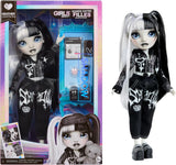 Girls Night Rainbow High Shadow High - Heather Grayson - Poupée mannequin de 28 cm dans les tons de gris, cheveux noirs et blancs et tenue avec accessoires et peigne - Pour les collectionneurs et les enfants à partir de 6 ans