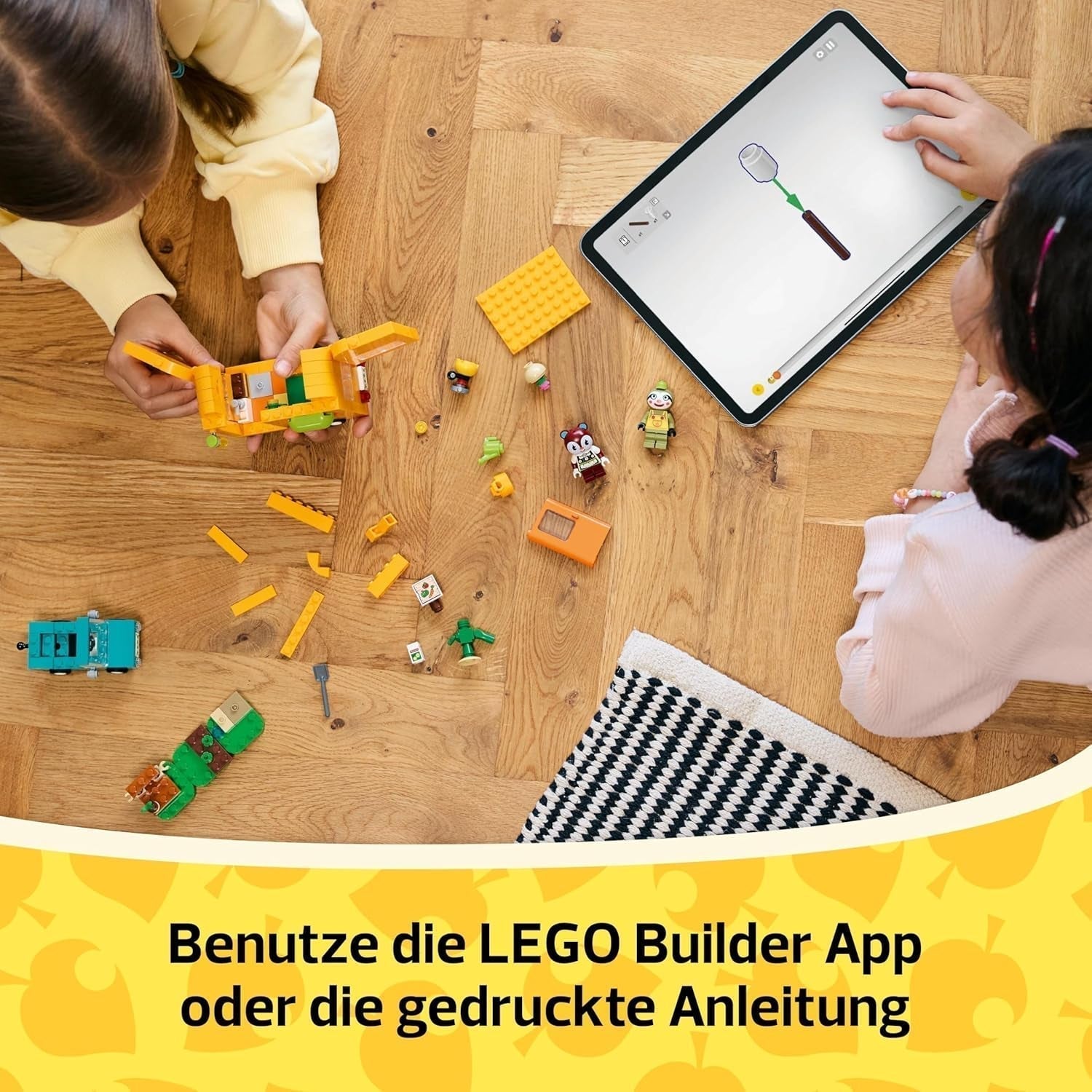 LEGO Animal Crossing La caravane et le jardin de Gerd - Jeu de rôle - Voiture pour enfants de 7 ans - Cadeau pour filles et garçons - Jeu vidéo avec figurines d'animaux 77054 Besuche den LEGO-Store