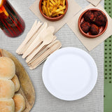Type de table | Lot de 100 serviettes en papier recyclé souple marron, jetables, pour fête, adaptées à un usage quotidien, kraft écologique, non blanchi, compostables, fabriquées dans l'UE, 2 épaisseurs, 33 cm