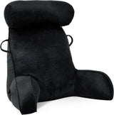 Oreiller de lecture XL pour lit et canapé avec tour de cou amovible, oreiller de dos idéal pour adultes avec mousse à mémoire de forme pour lire, travailler, jouer, regarder la télévision, se détendre (rose)