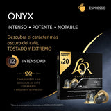 L'OR Espresso Capsules de café Onyx | Intensité 12 | 200 capsules Nespresso compatibles (R)* - Exclusivité Amazon