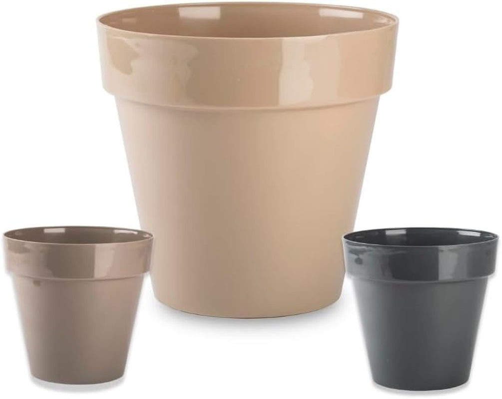 Petit pot en plastique - diamètre 12 cm, léger et résistant, idéal pour semis, boutures et plantes d'intérieur - couleur aléatoire, Aléatoire