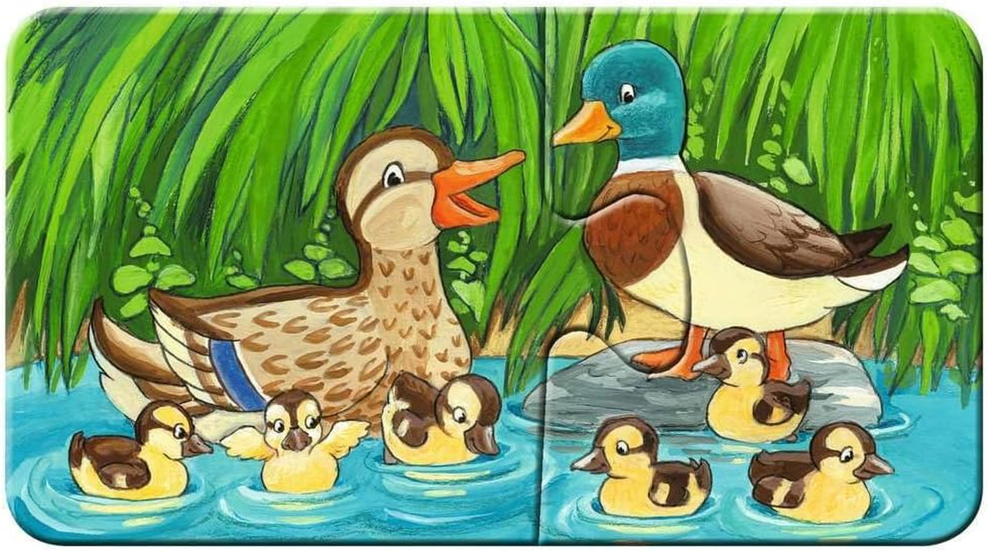 Ravensburger Puzzle pour enfants - 05072 Familles d'animaux de la ferme - Mon premier puzzle 9X2 - Puzzle pour les 2 ans Puzzle Naty Shop