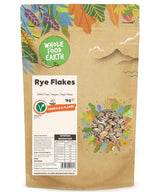 Flocons de seigle Wholefood Earth - sans OGM - végétalien - sans produits laitiers - sans sucre ajouté, 1 kg