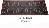 Silikomart Professional, Tapis Silicone Micro-perforé Cuisson Eclair Deux Filles 58,3 x 38,4 cm Cuisine Naty Shop