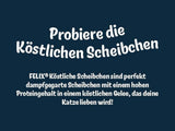 Felix Delicious Nourriture humide pour chat tranchée en gelée, variété de saveurs d'eau, paquet de 6 (6 x 10 sachets de 80 g chacun)