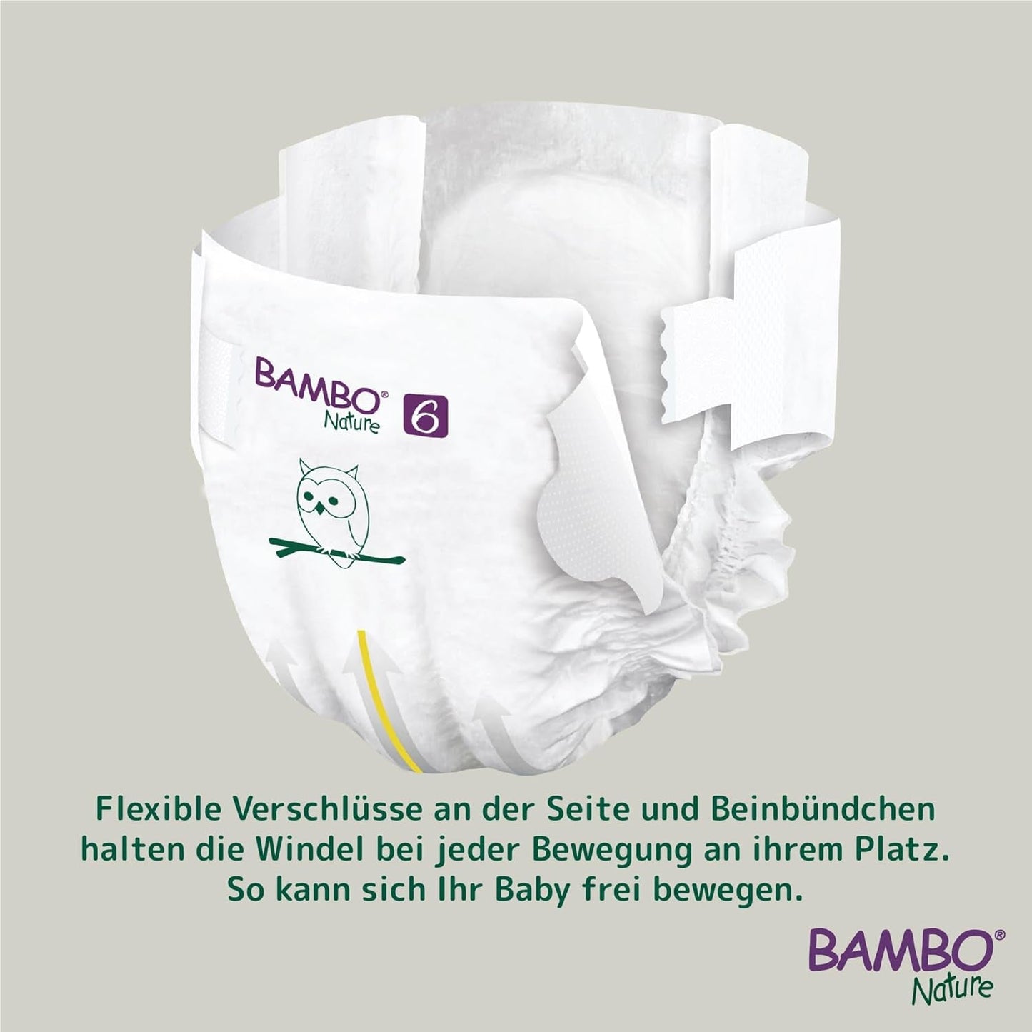 Couches Bambo Nature Premium Eco, taille 6, 1,63 kg