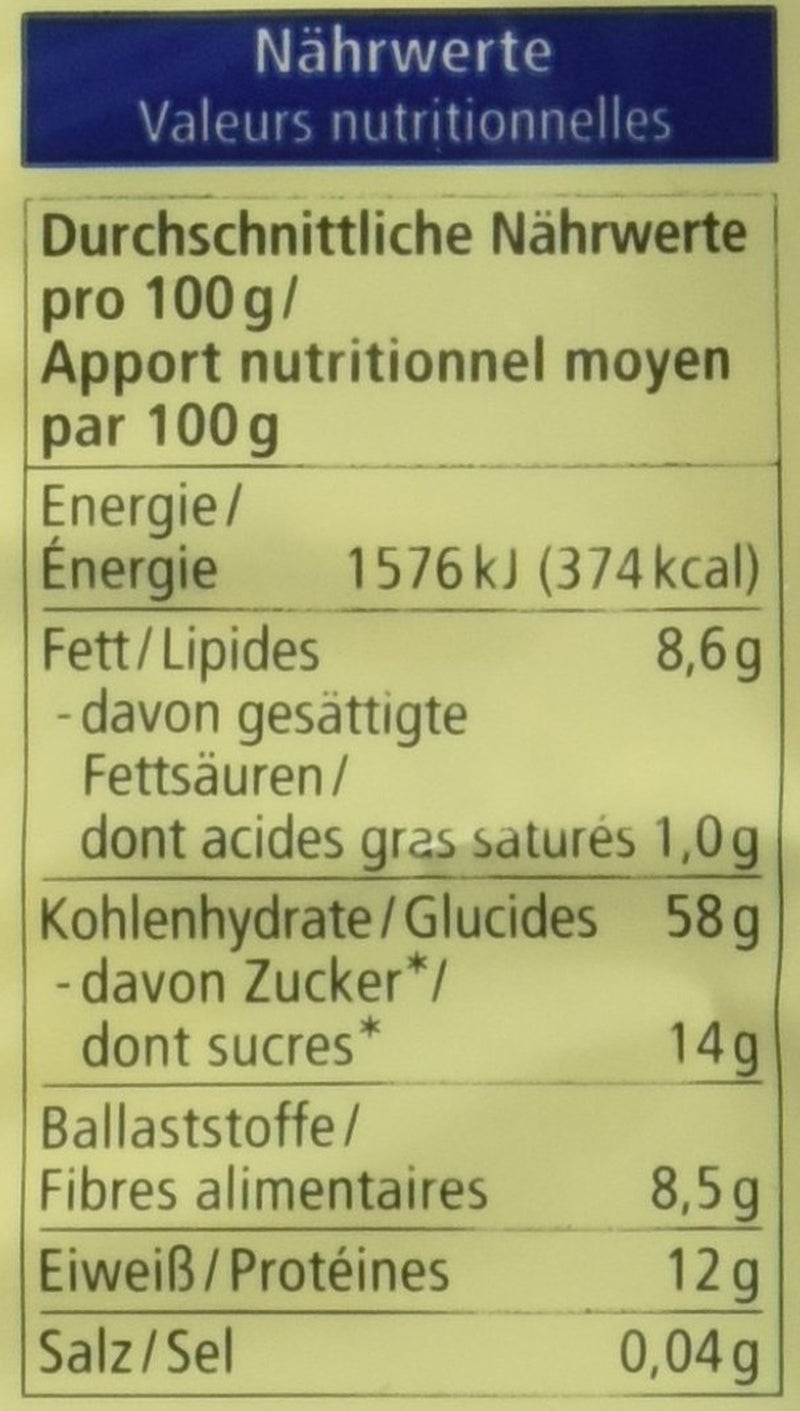 Muesli biologique à base de céréales anciennes, 500g