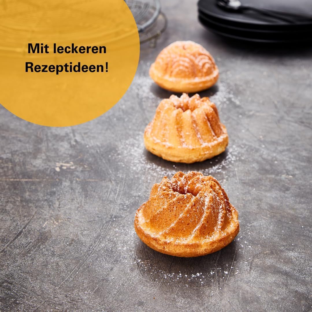 Birkmann, Contoura, Gugelhupfblech Violet, Backform Aus Aluguss, Mit Antihaftbeschichtung Und Rezept, 887077 Moules et plaques pour la pâtisserie Naty Shop