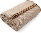 ACUSHLA 200,7 x 160 cm, 1,7 kg, couverture, couverture en laine, couverture de voyage chaude, couverture tricotée, couvertures décoratives pour canapé, chaise, canapé, lit, salon, camping, convient à toutes les saisons Ww203 Lits et couvertures Beuche den ACUSHLA-Store Jaune chaud 160 x 200 cm