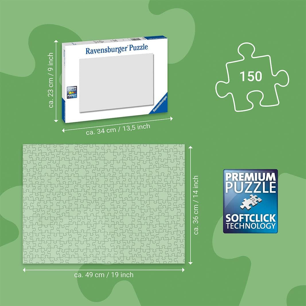 Puzzle Ravensburger pour enfants - 10038 Unterwegs Mit Der Arche - Puzzle Arche de Noé pour enfants à partir de 7 ans, avec 150 pièces au format XXL Puzzle Naty Shop
