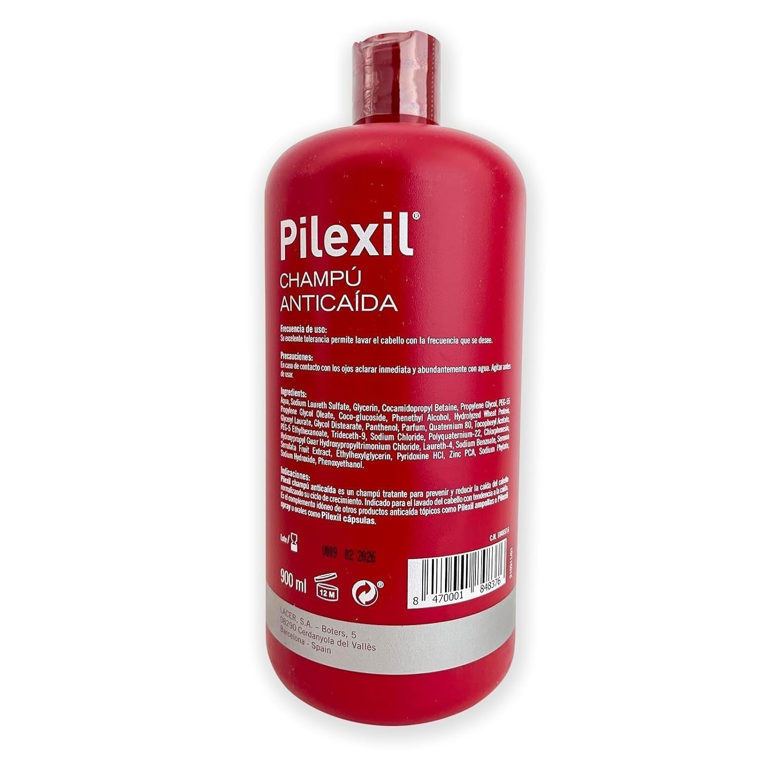 Lacer shampooing contre la chute des cheveux 900 ml Lacer soin capillaire