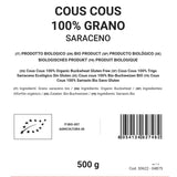 Couscous de sarrasin 100% bio, 500g, sans gluten