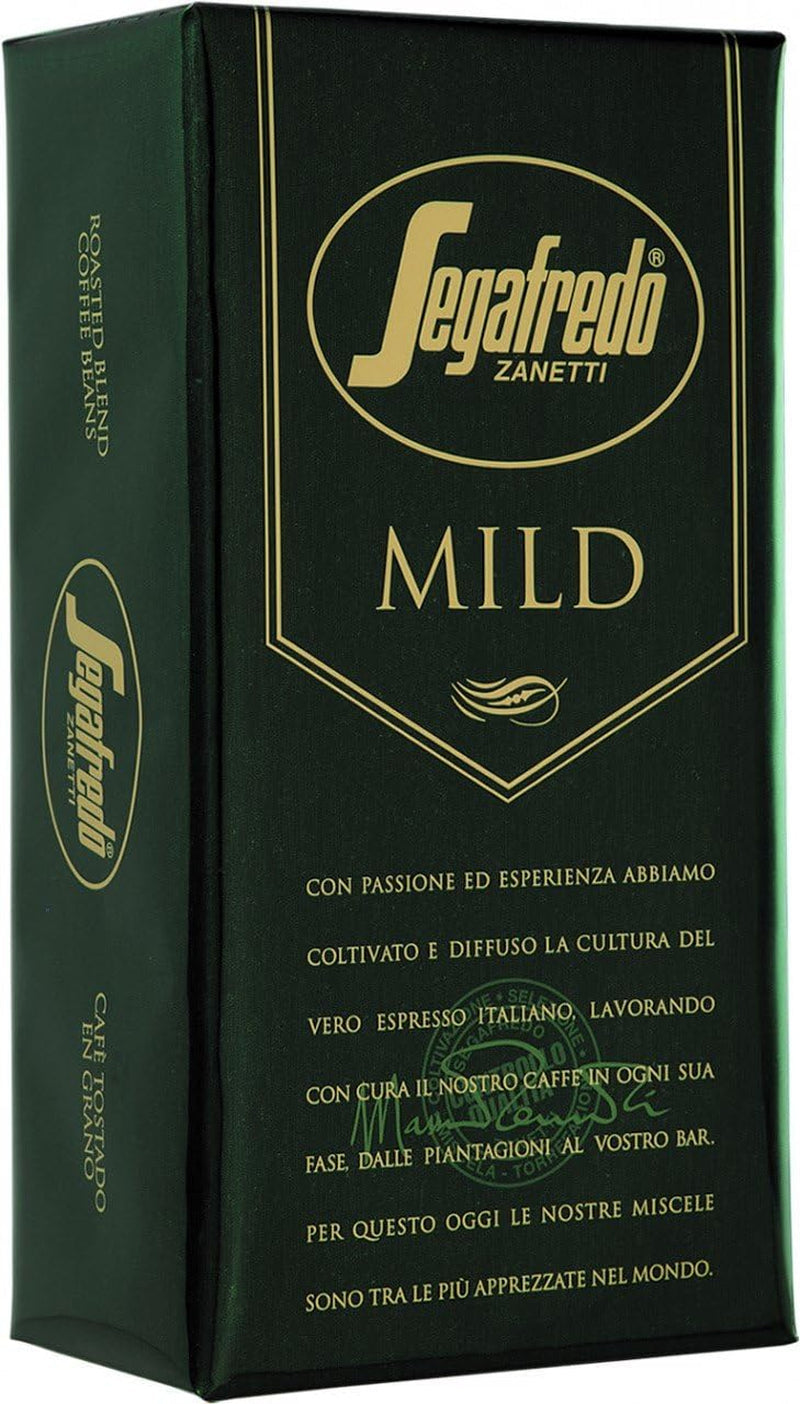 Segafredo Café doux en grains (6 x 1 kg) d'Italie