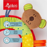 SIGIKID 40490 Anneau actif Baby Activity PlayQ Jouet filles et garçons recommandé pour les enfants à partir de 3 mois multicolore Jouets pour bébés Naty Shop
