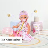 BABY Born Lena (fille) 36 cm, poupée avec 7 fonctions pour enfants à partir de 1 an, fonctionne sans pile, grande poupée 36 cm, 834596 Zapf Creation, poupées roses Naty Shop