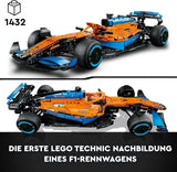 Lego Technic Mclaren Formula 1 Racing Car - Modèle F1 adulte avec moteur V6 et direction - Cadeau pour les fans de sports mécaniques et les collectionneurs - 42141 Jeux de construction Besuche den LEGO-Store