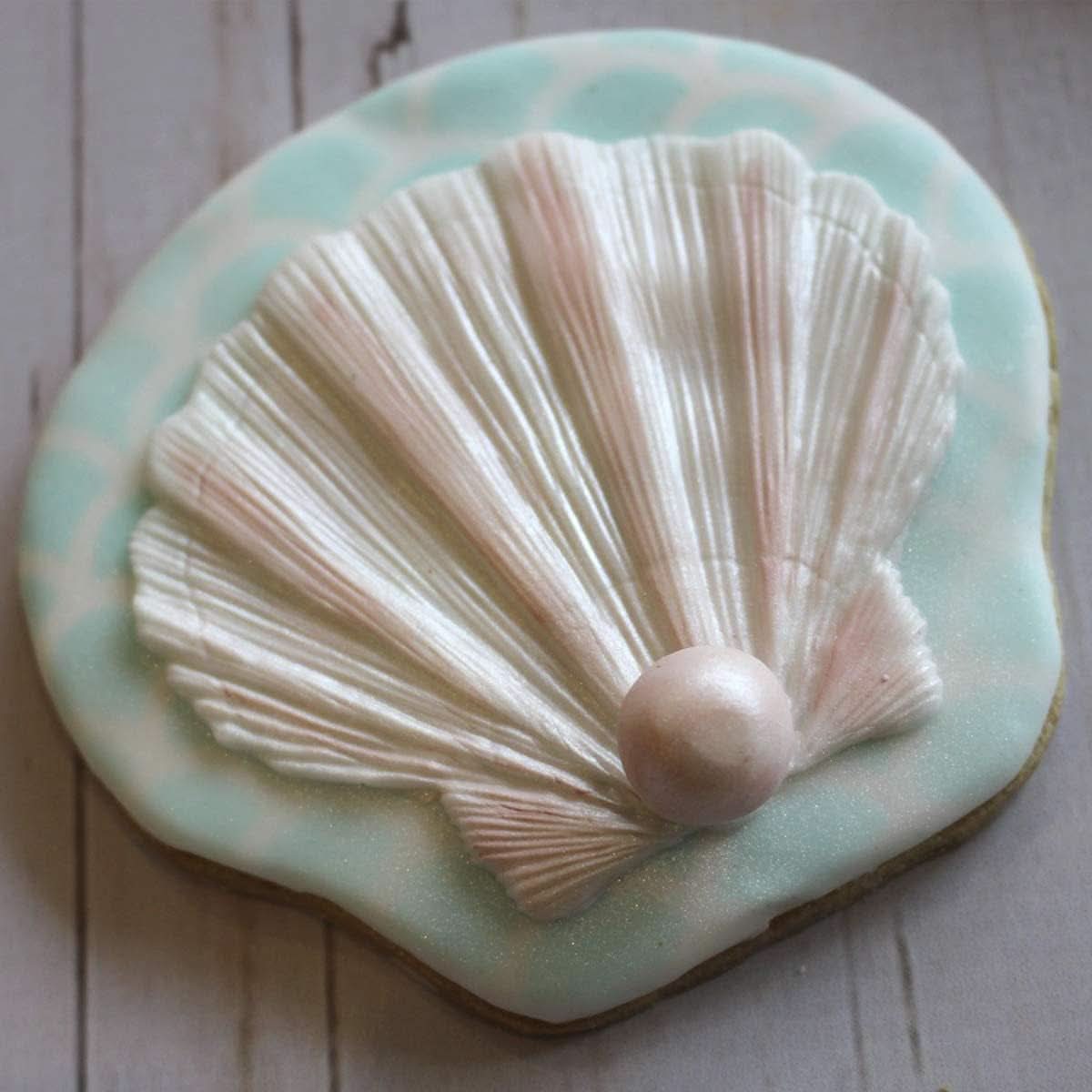 Katy Sue, Moule en silicone décor marin - Pétoncle de cuisine Naty Shop