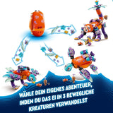 LEGO Dreamzzz 3-en-1 Izzies Dream Animals, œuf magique avec figurines d'Izzy et Dizzy et figurines d'animaux, ensemble de jeu fantastique, cadeau pour filles et garçons de 8 ans 71481 Ensembles de construction Besuche den LEGO-Store