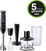 Braun Household Multiquick 5 MQ 5237 BK Batteur sur socle 0,5 L Schwarz 1000 W Cuisine Naty Shop
