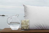 Mediflow The Original 5008 Coussin d'eau avec mousse Visco 50 x 70 cm, blanc, simple, 1 pièce (1 paquet) Naty Shop Oreillers standard