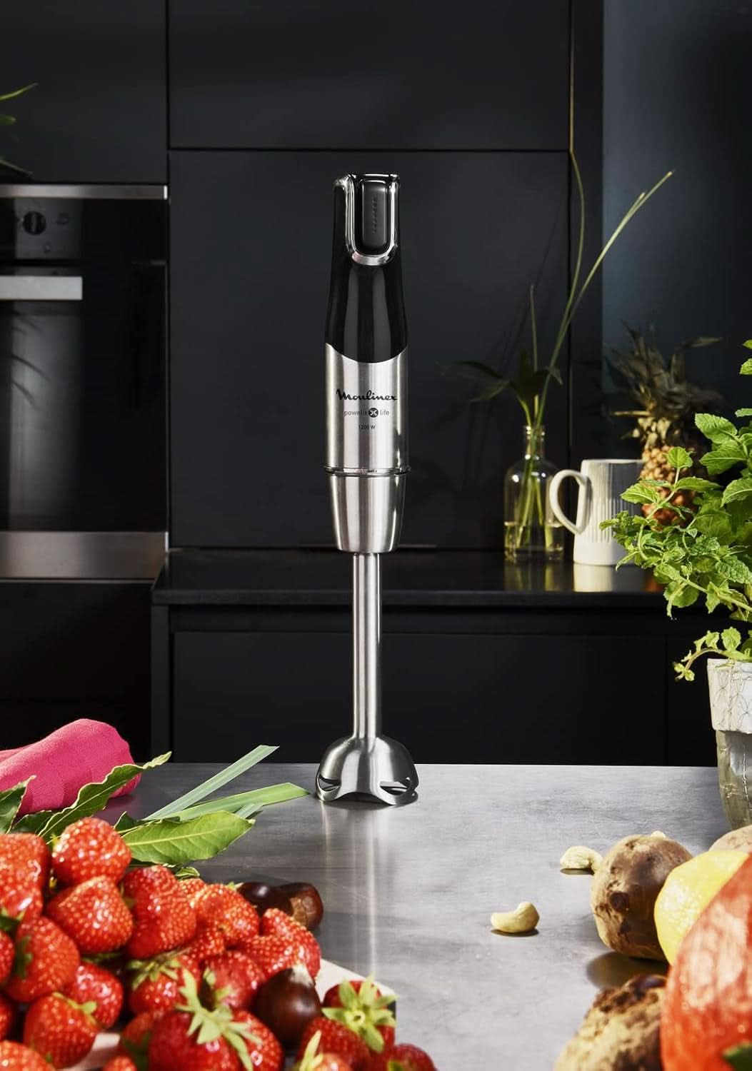 Infinyforce Pro Standmixer 1200W, Hochleistungsklingen, Schnelle Ergebnisse, Ergonomische Geschwindigkeitregelung, Geschwindigkeitregelung, Abnehmbare Spülmaschinenfeste Teile DD95JD10 Cuisine Naty Shop