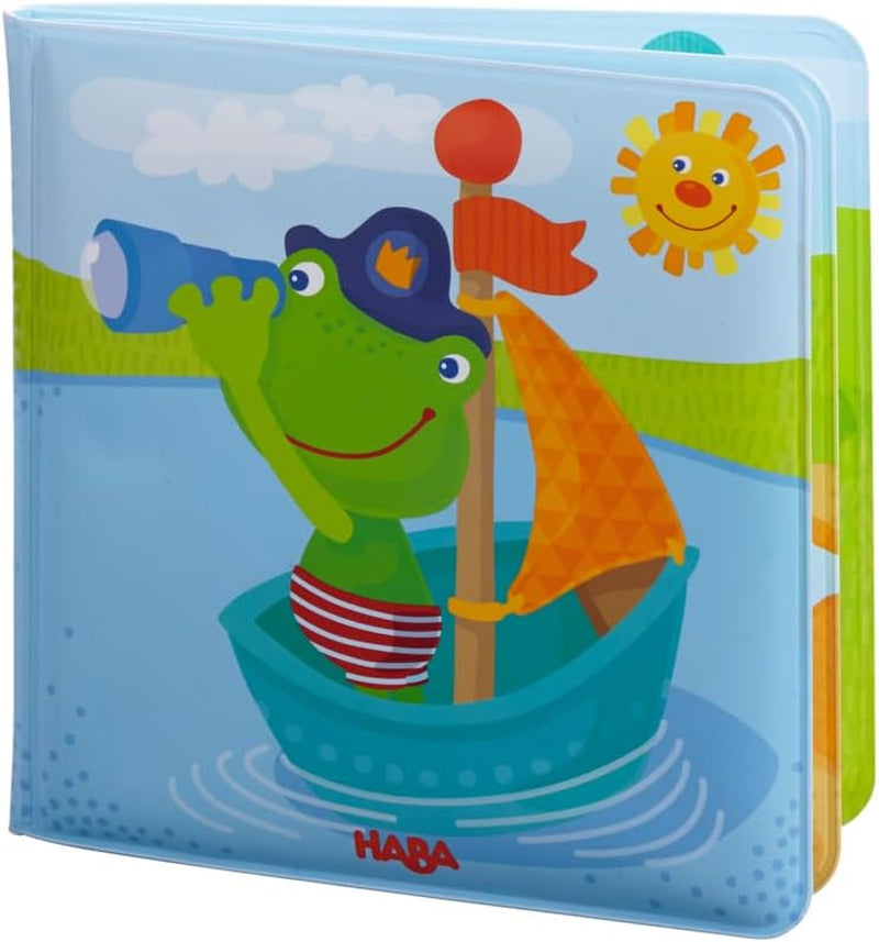 HABA 302634 Livre de bain Captain Frog 2, jouet pour tout-petits Jucarii Bebe Naty Shop Titre par défaut