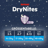 Huggies Drynites Nachtwindeln Bei Bettnässen, Für Jungen Ab 13 Bis Ca. 17 ans (48-60 KG), 27 pièces (3X9), Monatspack, couches-pantalons Naty Shop