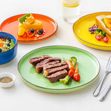 Service de table pour 6 personnes Vancasso Bonita Service de table en grès 18 pièces Ensemble de bols et d'assiettes Service rond Combinaison de 6 assiettes plates Assiettes à salade et bols chacune
