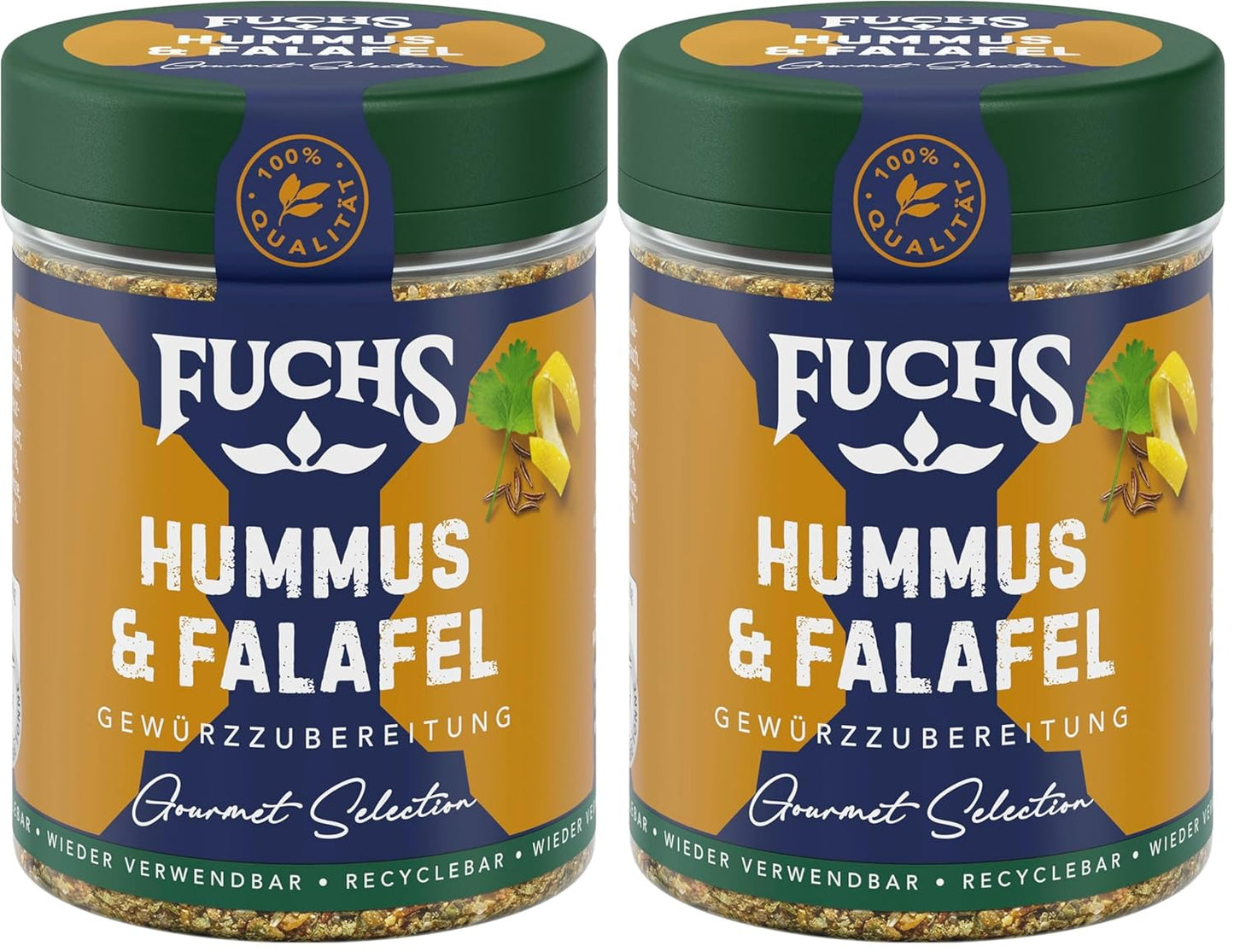 Fuchs Spices Gourmet Selection Moyen-Orient/Afrique - Mélange d'épices pour couscous et boulgour Mélange d'épices rechargeable pour assaisonner les plats de boulgour végétalien 55 g