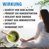 ORIGEENS BIO MATCHA CEREMONIAL GRADE "SHIKA" - Thé japonais biologique de Shizuoka - Matcha Latte/Usucha - Sachet de recharge 30g - Poudre de thé vert Matcha biologique de qualité cérémonielle