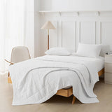 Good Nite Couette Double, 4,5 Tog, Couette D'été, Couette Double, Blanc, Couette, Polyester, Douce Et Légère Et Lavable En Machine Avec Bandes D'angle (Lit Double 200 X 200 Cm) Couvertures et couettes Naty Shop