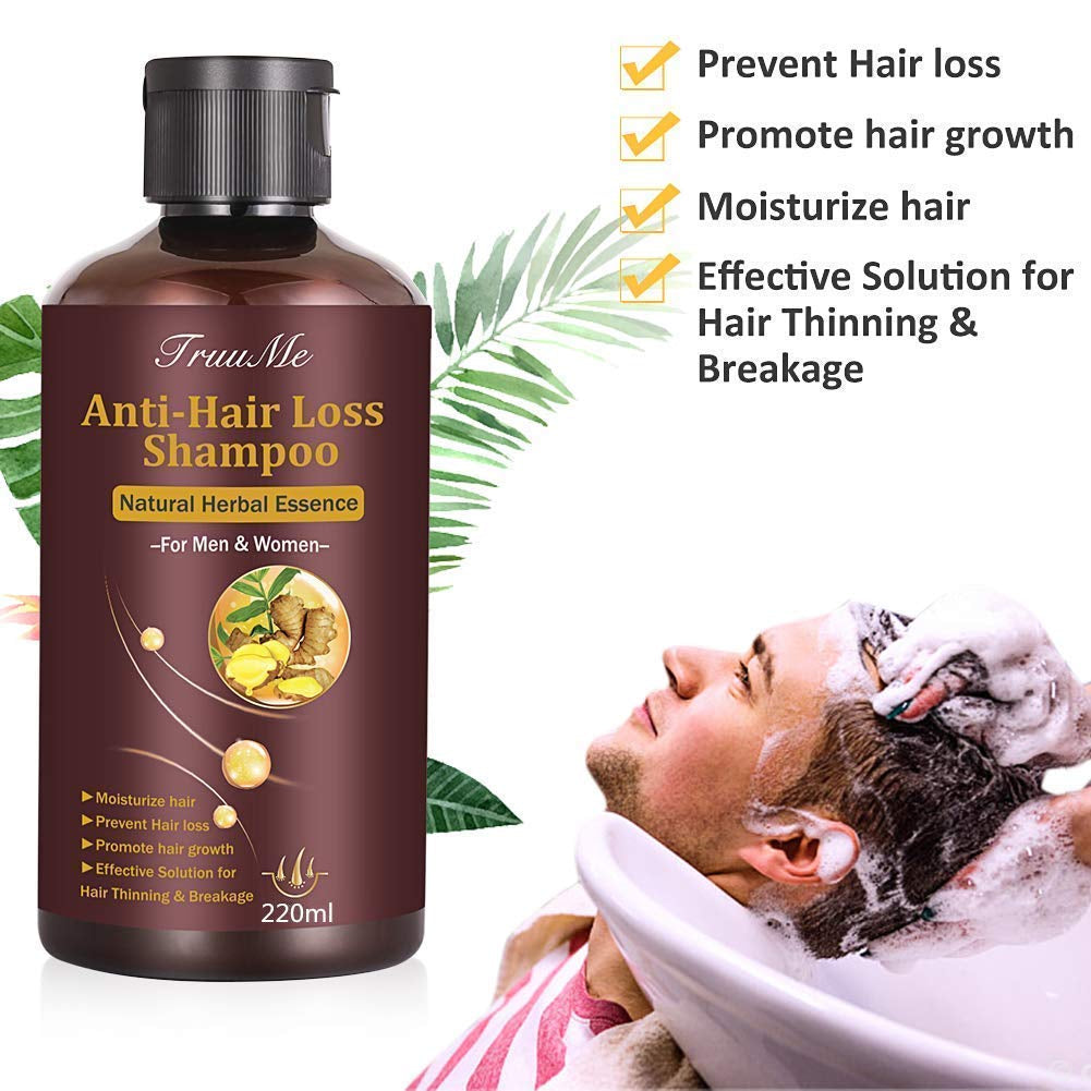 Shampooing pour la croissance des cheveux, anti-chute de cheveux, shampooing contre la perte de cheveux, shampooing naturel à base de plantes pour une croissance plus rapide des cheveux, lotion Naty Shop Hair Care