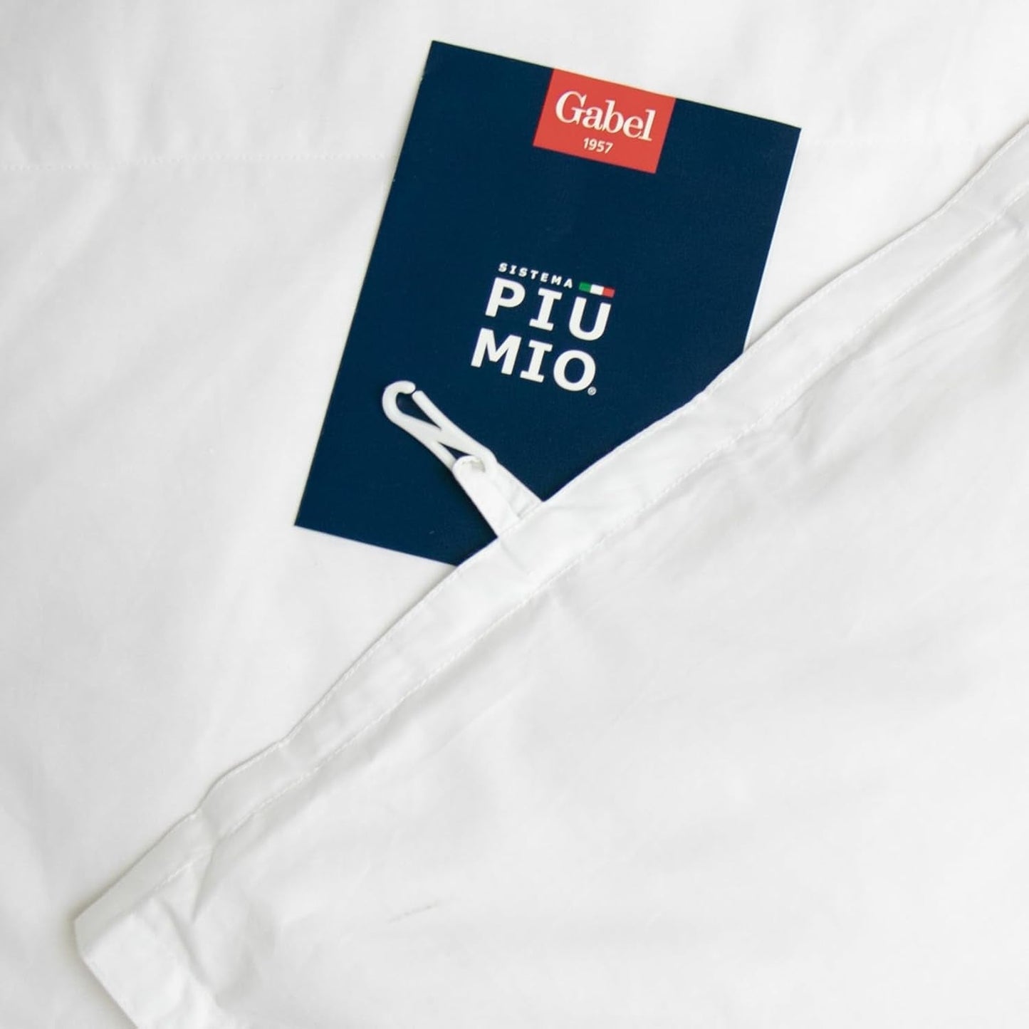 Nottetempo, couette en duvet d'oie, lit simple, 205 X 155 X 2 Cm, Bianco Couettes et couettes Naty Shop
