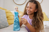 Elsa Mattel Disney Frozen Doll, Frozen Doll, Cheveux blonds combables, Positionnables, Chaussures détachables, Cadeaux Disney, Jouet à partir de 3 ans, HLW47