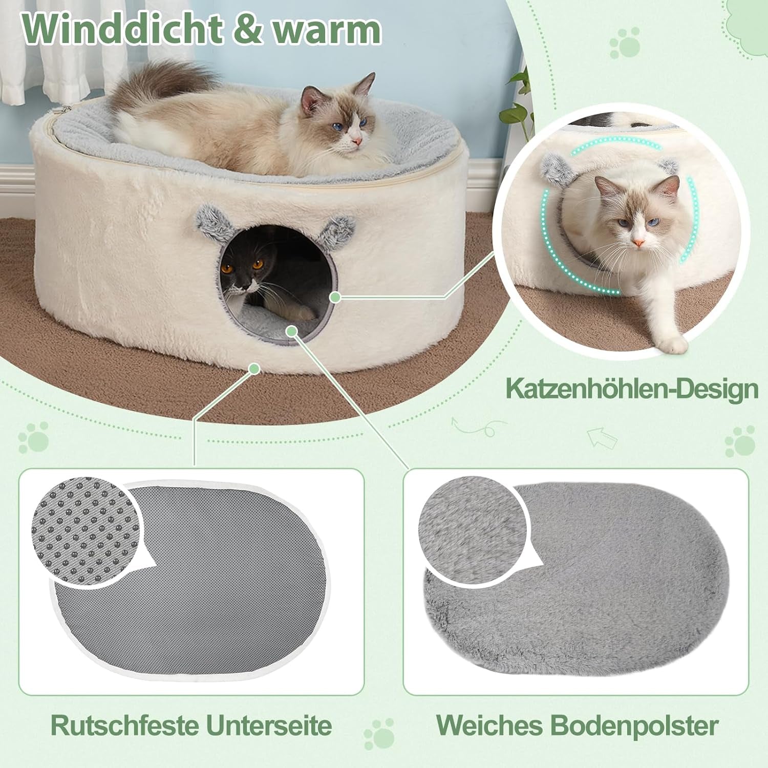Couvertures et meubles, Animaux, Grottes et maisons, Chats, Lits pour chats, Chats - lits, matelas