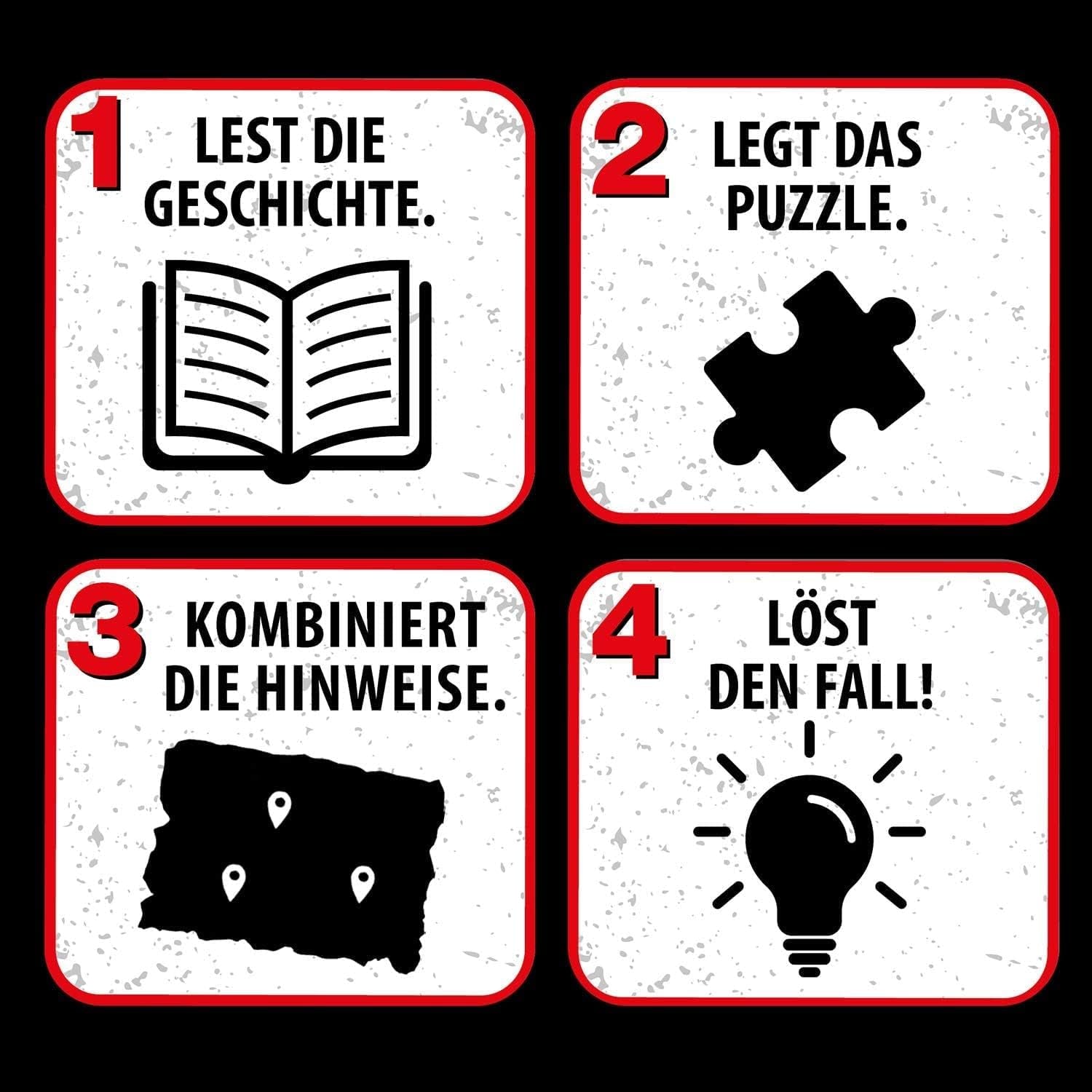 Les Trois ??? Enfants - Puzzle crime - Attention, monstre marin De KOSMOS 680664, 150 pièces, Brille dans le noir, Lecture, puzzles, résolution de puzzles, puzzle détective pour les enfants à partir de 7 ans Puzzle Naty Shop