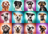 Trefl TR27119 Funny Dog Portraits II 2000 pièces, qualité premium, pour adultes et enfants à partir de 12 ans, puzzle coloré Naty Shop