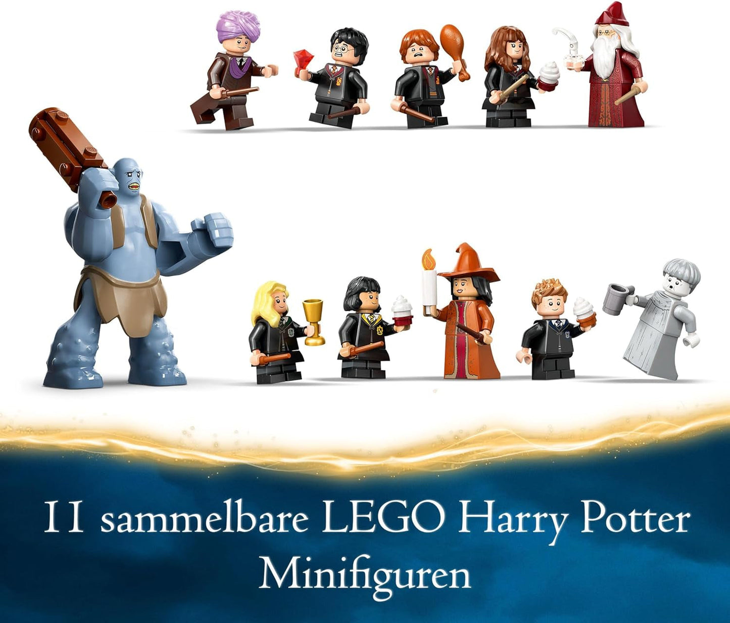 LEGO Harry Potter Château de Poudlard : La Grande Salle, jouet à collectionner avec 11 figurines dont Hermione Granger, cadeau magique pour garçons et filles 76435 Jeux de construction Besuche den LEGO-Store