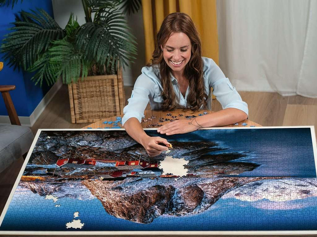 Ravensburger Puzzle 17081 - Hamnoy, Lofoten - Puzzle 3000 pièces pour adultes et enfants à partir de 14 ans, puzzle paysage norvégien Puzzle Naty Shop