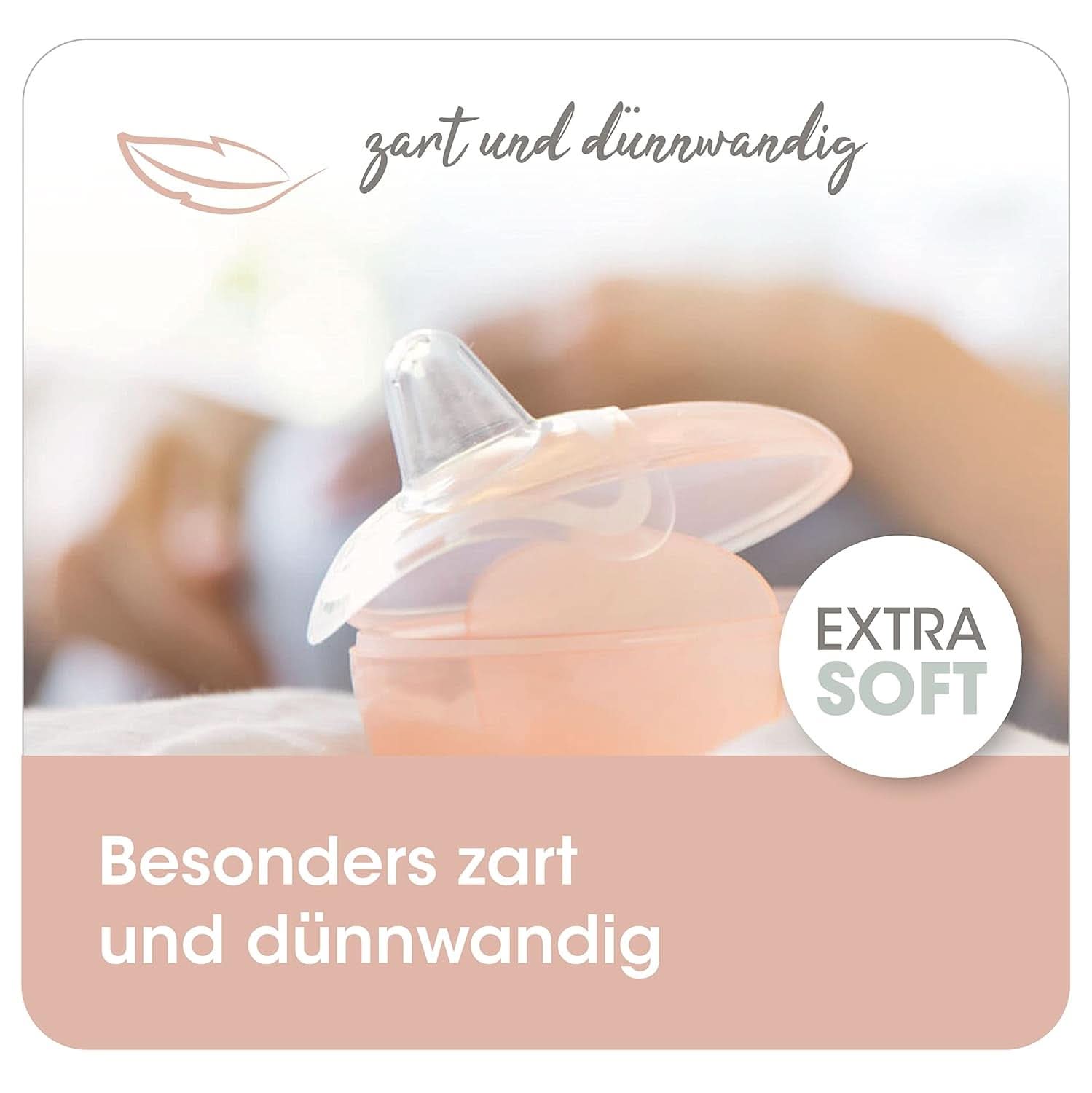 Nip® First Moments téterelles, 2 pièces Accessoires d'alimentation et d'allaitement Bebe Naty Shop