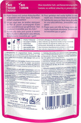 Vitakraft Poésie Délice, Nassfutter Katze, Katzennassfutter en sauce, avec poulet, Vorratspackung, ohne Zusatz von Zucker und Getreide (23x 85g)