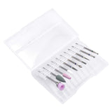 10 pièces Nagelbohrer Bits, Nagelfräser, Wolframlegierung Nagelfräser Bits, Professioneller Nagelfräser, Gelnägel Zubehör Nageldesign Zubehör Für Maniküre Pedicüre Entfernen Nail Art