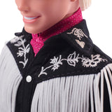 BARBIE le FILM Ken - Poupée de collection en tenue western, chemise vintage, chapeau de cowboy, bottes blanches du film à partir de 3 ans, HRF30 Naty Shop Dolls