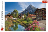 Trefl, Puzzle, Alpes en été, 2000 pièces, Qualité premium, Pour les enfants de plus de 12 ans Puzzle Naty Shop