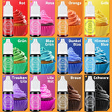 Set de colorants alimentaires liquides 12 x 12 ml Naty Shop