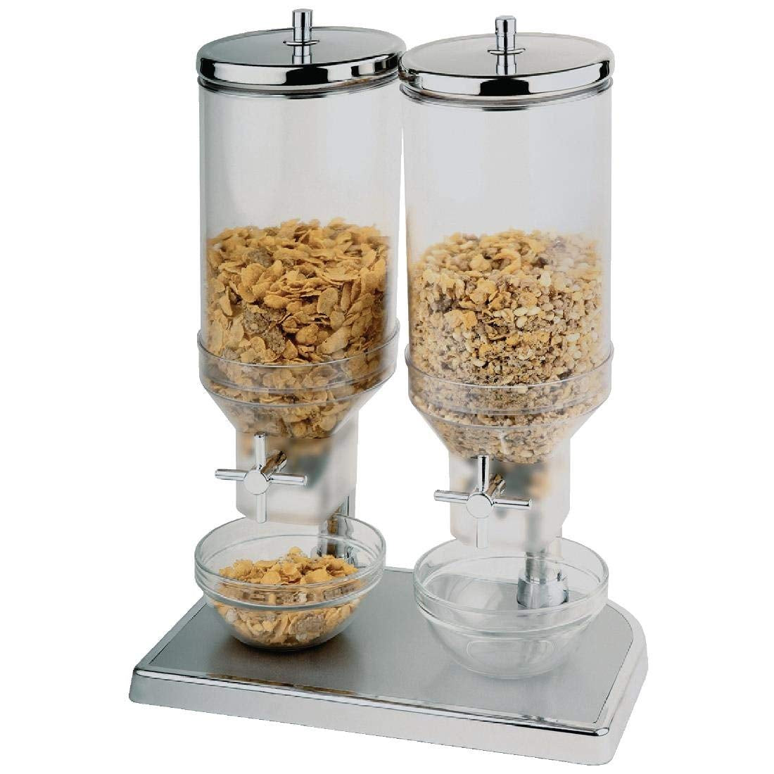 APS 11807 Distributeur de céréales Duo FRESH+EASY, 22 x 35 cm, H : 52 cm, récipient SA, couvercle inox 18/8 Boîtes de conservation alimentaire Naty Shop Titre par défaut